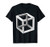 Impossible Cube -Irrational Cube- Optical Illusion T-Shirt