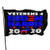 QFLQ Veterans for Biden Harris 2020 3x5 ft Double Stitch Around The Edge with Two Brass Buttonholes