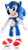 Hedgehog Plush Figure Doll Plush 11" Sonic The Hedgehog Toy, Sonic The Hedgehog Plush Figure,Sonic Cute Doll -Blue-