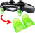 2Pairs L2 R2 Trigger Extenders Buttons for Playstation 4 PS4 PS4 Slim Pro Controller Clear Green