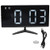 Multifunctional Alarm Clock, LED Digital Alarm Clock, Borderless TV Shape Alarm Clock LED Display Multifunctional Mirror Clock for Home Office