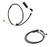 Front and Rear Brake Pad Wear Sensors Kit Compatible with BMW E83 X3 2004-2010