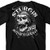 Official 2021 Sturgis Motorcycle Rally SPM1961 Mens Black Five Skulls T Shirt - Large