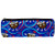 imobaby Dark Blue Tropical Coconut Drink Pencil Cases Pen Zipper Bag Cosmetic Pouch for Women Teen Girl Boy Students
