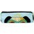 imobaby Dog Pug Blue Pencil Cases Pen Zipper Bag Cosmetic Pouch for Women Teen Girl Boy Students