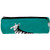 imobaby Green Zebra Pencil Cases Pen Zipper Bag Cosmetic Pouch for Women Teen Girl Boy Students