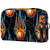 LEVEIS Sports Basketball Power Fire Orange Small Makeup Bag Pouch for Purse Travel Cosmetic Bag Portable Toiletry Bag for Women Girls Gifts LEVEIS Sports Basketball Power Fire Orange Small Makeup Bag Pouch for Purse Travel Cosmetic Bag Portable Toiletry Bag for Women Girls Gifts