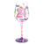 NymphFable Hand-painted Wine Glass 21st Birthday Artisan Painted 15oz Personalised Gift for Best Friend