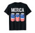 Beer American Flag 4th of July Men Women Merica USA Drinking T-Shirt
