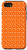 iPhone SE -2020- / 7 / 8 White Blaze Orange - Dalmation Animal Print Spot Pattern Case