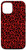 iPhone 12/12 Pro Red Leopard Phone Case Cheetah Skin Pattern Women Case