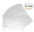 Clear Document File Holder-Kitchare Premium Translucent PVC Envelope with Snap Button Waterproof Document Folder for A4 Size-10pcs-