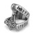 ENXICO Runic Thor's Hammer Mjolnir Ring 316L Stainless Steel Norse Scandinavian Viking Jewelry -8-