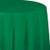 Emerald Green Round Plastic Tablecloths, 3 ct