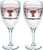 Tervis 1230206 Texas Tech Red Raiders Reserve Insulated Tumbler with Wrap 2 Pack-Boxed, 9oz Wine Glass, Clear