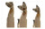 LESGAULEST Doormat Floor Rug/Mat -23.6 x 15.7 inch- - Cat Figure Decoration Isolated Beige Brown