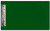 11x17 Clipboard Acrylic with 8" Lever Operated Clip (Green)