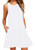 BOFETA Women's Crew Neck Summer Dress T Shirt Casual Dress Plus Size White 3XL