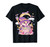 Pastel Goth Wiccan Cat Cute Creepy Witchy Cat and Skull T-Shirt