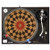 DJ Turntable Premium Cork Slipmat - Black White Sphere
