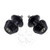 Black Envy Swingarm Stand Spools 6mm Slider CNC For Yamaha YZF R6 R1 Mount