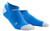 CEP Ultralight no Show Socks, Electric Blue/Light Grey, Women IV