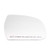 ReYee Side Mirror Replacement Glass fit for Audi A3 A3 Quattro A4 A4 Quattro A5 A5 Quattro S4 S5 RS5 Passenger Right Side No Backing Plate Convex Including Adhesive