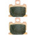 Caltric Front Brake Pads Compatible With Yamaha Xj1100 Xj-1100 Xj1100J Maxim 1982 Front Brake Pads