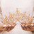 Kilshye Rhinestone Crown Gold Queen Crowns Wedding Bridal Tiara Princess Tiaras Crystal Prom Costume Hair Accessories for Women and Girls -42- Kilshye Rhinestone Crown Gold Queen Crowns Wedding Bridal Tiara Princess Tiaras Crystal Prom Costume Hair Accessories for Women and Girls -42-