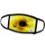 3dRose Image of Close Up Watercolor of A Yellow Sunflower - Face Covers -fc-297621-3-