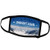 3dRose Aim for The Mountains Do Not Look Back Quote On Mountain Photo - Face Covers -fc-276354-1-