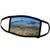 3dRose A Dirt Road on a Backroad with a Beautiful Hill and Mountain in. - Face Covers -fc-284155-1-