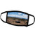 3dRose A Back Rock Sitting Alone in The enrty to Snow Canyon Overlook - Face Covers -fc-291381-1-