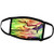 3dRose Image of Abstract Lime Purple and Yellow Painting - Face Covers -fc-300662-2-