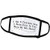 3dRose Image of I am A Teacher and I Have Eyes in The Back of My Head - Face Covers -fc-309323-1-