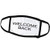 3dRose Welcome Back. Black Capital Lettering on White Background. - Face Covers -fc-321814-1-
