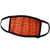 3dRose Florene Designer Texture - Orange Weave - Face Masks -fm-17752-1-