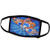 3dRose Florene Decorative - Blue and Orange Mosaic - Face Masks -fm-35018-1-