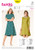 Burda Ladies Easy Sewing Pattern 6565 Dresses with Wrap Skirt