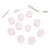 10Pcs Vanity Mirror Bulb, Bulbs Vanity LED Makeup Mirror Lights Dimmable Bulb Light String Adjustable Warm Cold Tones for Dressing Room and Bedroom USB