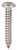 Tamper Screw, Button, 10, 1 L, PK25
