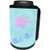 3dRose lens Art by Florene - Kids Summer Art - Image of large Pink Whale With Two blue Baby Whales On Aqua - Can Cooler Bottle Wrap -cc-312648-1-