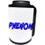 3dRose Xander inspirational quotes - Phenom, blue letters on a white background - Can Cooler Bottle Wrap -cc-220056-1-