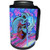 3dRose Beverly Turner Mardi Gras Design - Pretty Mardi Gras Mask with Tassels on Bead Background, Aqua, Pink - Can Cooler Bottle Wrap -cc-244077-1-