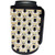3dRose Cute Yellow and Black Owl Pattern - Can Cooler Bottle Wrap -cc-342191-1-
