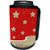 3dRose Beverly Turner Thank you Design - Gold Stars on Red Thank you - Can Cooler Bottle Wrap -cc-34330-1-