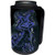 3dRose Yves Creations Krazy Kool Kat - Krazy Kool Kat In Blue - Can Cooler Bottle Wrap -cc-6981-1-