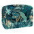 Tropical Plant Leaves Pattern Makeup Bag Cosmetic Organizer Multifuncition Travel Waterproof Toiletry Bag with Zipper for Women