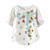 Women Summer Cotton Linen Tshirt Tops Trendy Vintage Loose Fit Tunic Tees Short Sleeve Plus Size Floral Button Blouses