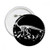 Dinosaur Bone Bones Black Round Pins Badge Button Emblem Accessory Decoration 5pcs